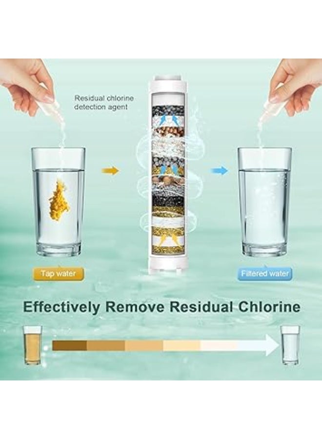 فلاتر دش بديلة للمياه العسرة 4 قطع لرأس الدش المحمول، إزالة الكلور والشوائب لتحسين صحة الشعر والبشرة، فلترة قوية لمياه أكثر نقاءً ونضارة، سهلة التركيب ومتوافقة مع معظم رؤوس الدش المفلترة - Image 3