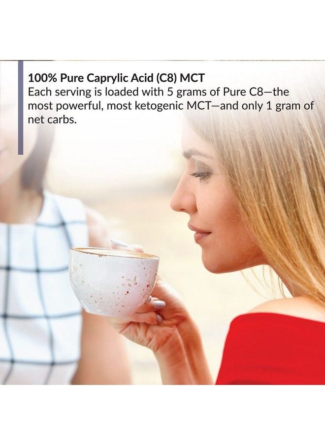 BioTrust - Keto Elevate Pure C8 Mct Oil Powder Ketogenic Diet Supplement Keto Coffee Creamer Clean Energy Mental Focus And Clarity 100% Caprylic Acid (20 Servings Hazelnut) - Image 1