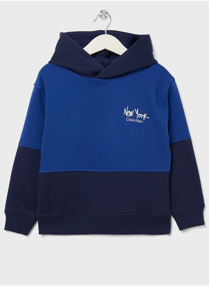 Calvin Klein Jeans Kids Colorblock Hoodie