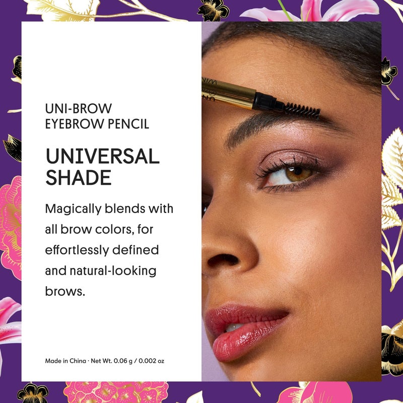 Winky Lux Uni-Brow Eyebrow Pencil, Dual-Ended with Spoolie, Waterproof Brow Definer with Ultra-Fine Tip, Universal Shade for Natural Looking Brows (Brown, Blonde, Taupe) - Image 2