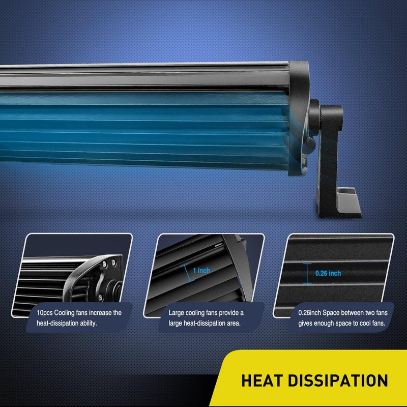 Nilight - 71014C-A 42" 240W Spot Flood Combo High Power LED Driving Lamp LED Light Bar Off Road Fog Driving Work Lights for SUV Boat Jeep Lamp - Image 5