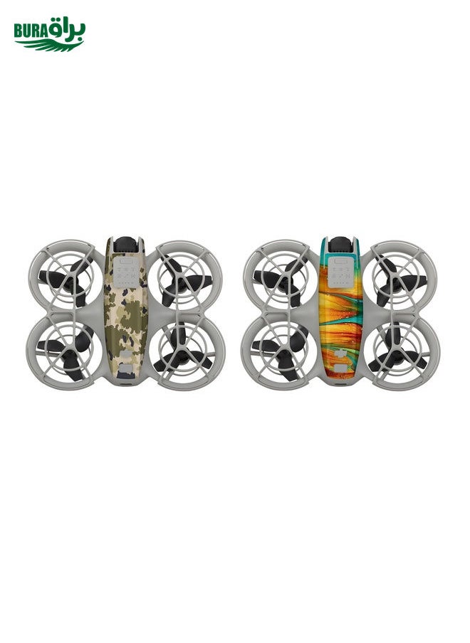براق لملصقات حماية الجسم DJI Neo 2PCS Combo Drone Body (Camo Camo + Painting)  - Image 1