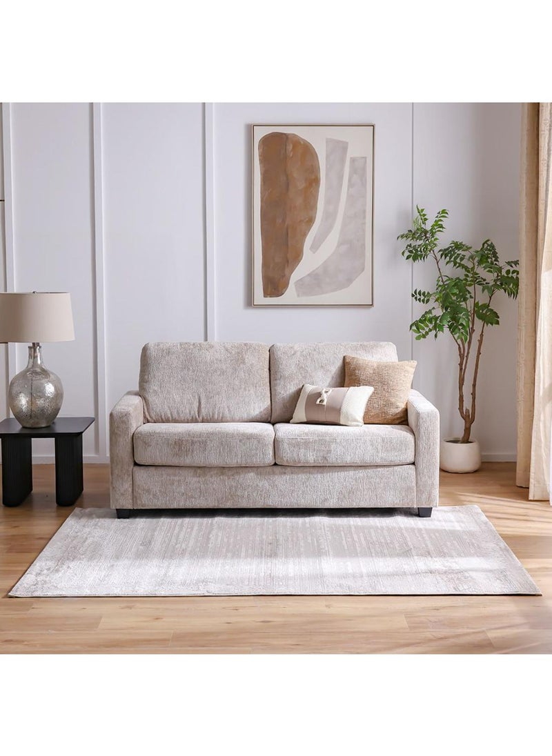 DANUBE HOME Nowa Shine Rug  Polypropylene + Polyester Area Rug Floor Covering L340xW240cm-Cream 231300472181  - Image 5