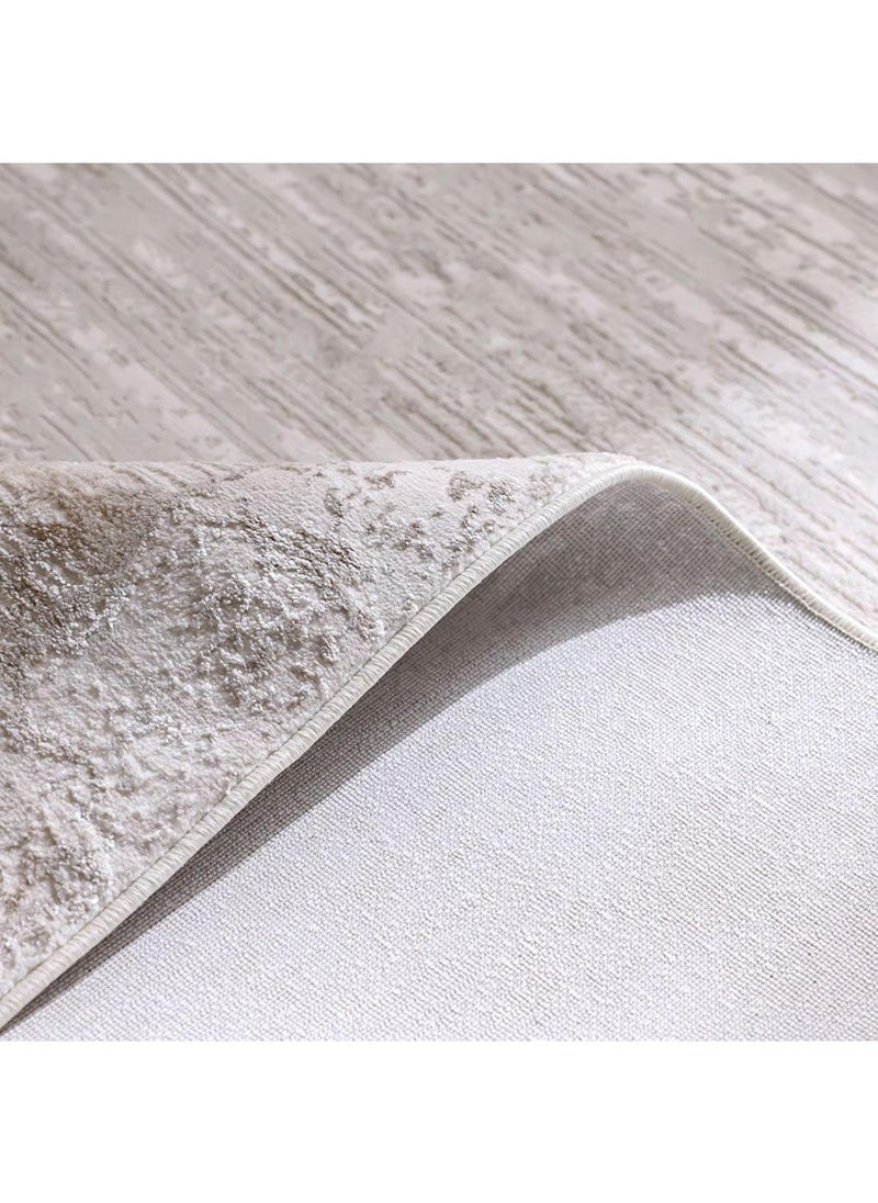 DANUBE HOME Nowa Shine Rug  Polypropylene + Polyester Area Rug Floor Covering L340xW240cm-Cream 231300472181  - Image 2