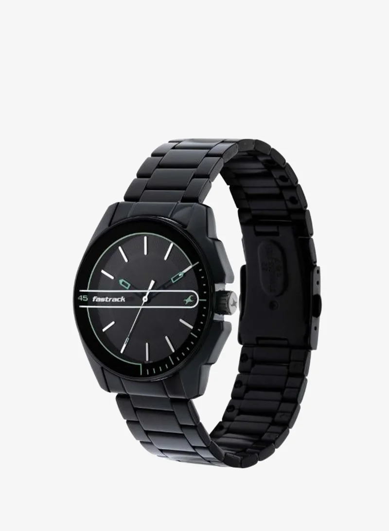 fastrack Men's Metal Analog Watch 3089NM03 - 41 mm