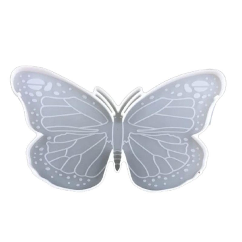 Snoogg SNOOGG Pack of 8 Inch / 2 Piece of Butterfly Mould Epoxy Resin Casting Moulds for Making and DY Butterflies Charms Casting Molds Key Chain Decoration and More  - Image 1