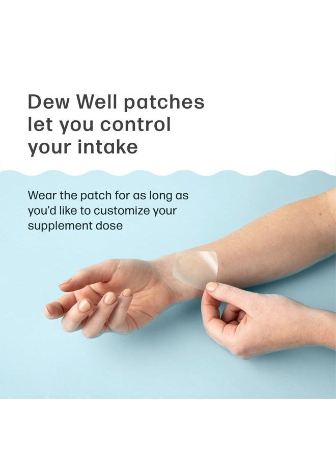 Dew Well 6 Pack Snooze Melatonin Sleep Patches – Wearable, No Latex, Easy to Use – Supports Natural Sleep  - Image 5