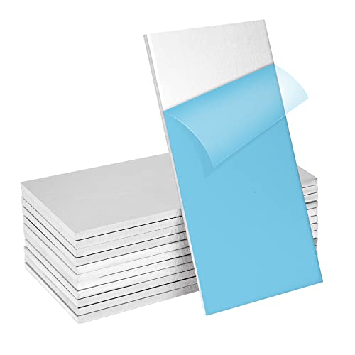 ZOFORTY Welding Coupons - 12Pack 6061 T6 Aluminum Sheet Metal 2 x 4 x 1/8 Inch Aluminum Plate Weld Practice Kit for MIG TIG Stick MMA Arc Welding Practice Kit for Beginners - Image 1