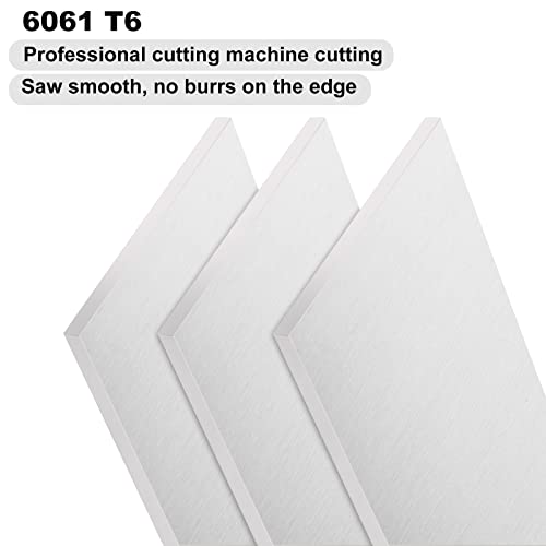 ZOFORTY Welding Coupons - 12Pack 6061 T6 Aluminum Sheet Metal 2 x 4 x 1/8 Inch Aluminum Plate Weld Practice Kit for MIG TIG Stick MMA Arc Welding Practice Kit for Beginners - Image 4