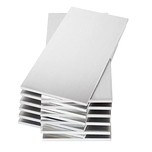 ZOFORTY Welding Coupons - 12Pack 6061 T6 Aluminum Sheet Metal 2 x 4 x 1/8 Inch Aluminum Plate Weld Practice Kit for MIG TIG Stick MMA Arc Welding Practice Kit for Beginners - Image 3
