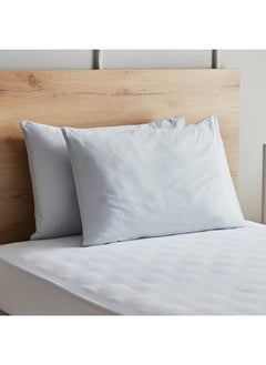 Home Box طقم غطاء وسادة قطن أساسي من قطعتين 75 x 50 سم  - Image 1