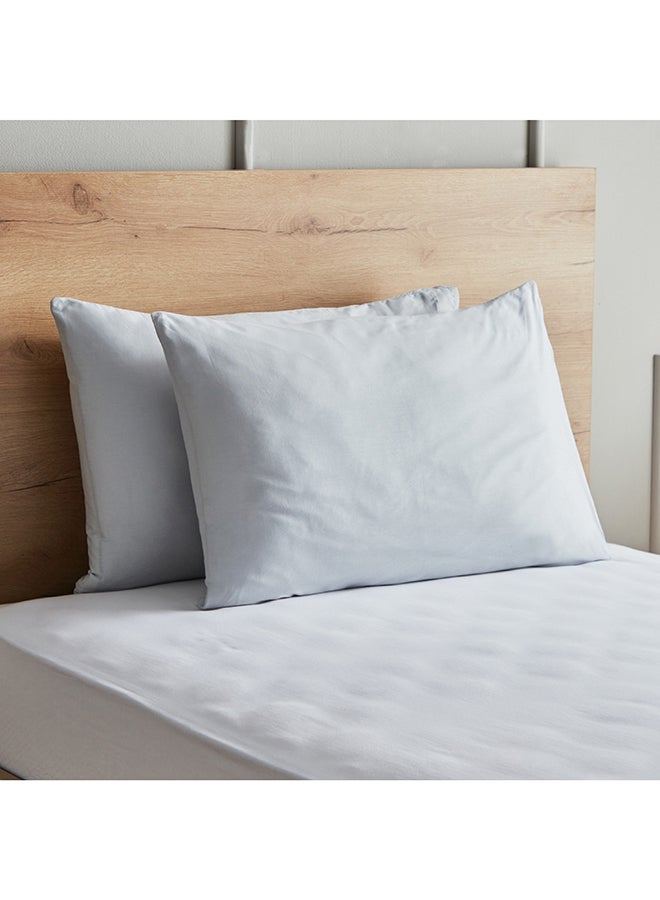 Home Box Essential 2-Piece Cotton Pillow Cover Set 75 x 50 cm  - Image 1