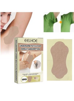 EELHOE Underarm Sweat Absorbing Pad Set 12 Pieces  - Image 1