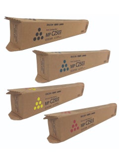 RICOH Original Ricoh Lanier MP C2503 / MP C2003 Standard Yield Toner Cartridge Set  - Image 1