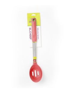 Generic Silicone Colander spoon With Handle Silicone (Random Colour)  - Image 4