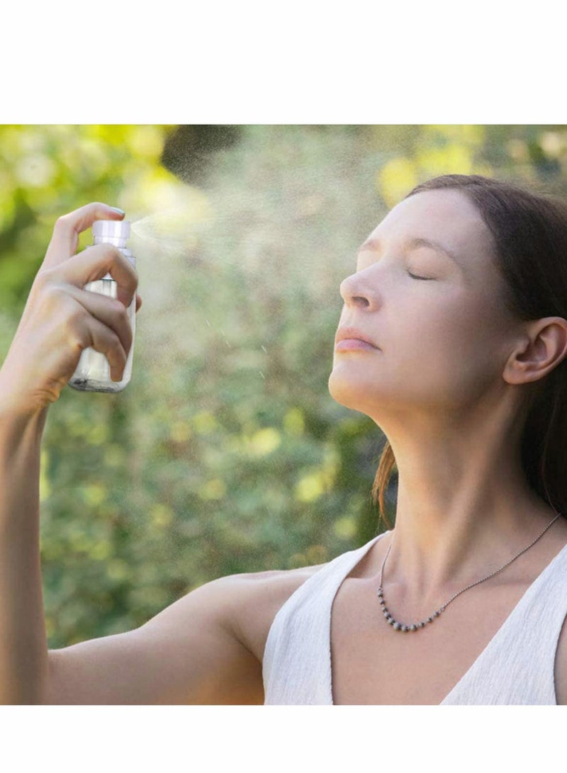 SYOSI Spray Bottles  3 Pack 2oz Small Spray Bottle, Empty Spray Bottles, Plastic Spray Bottle, Travel Size Bottles for Cleaning Solutions, Perfume, Essential Oils, Refillable Mister Spray Bottle - Image 3