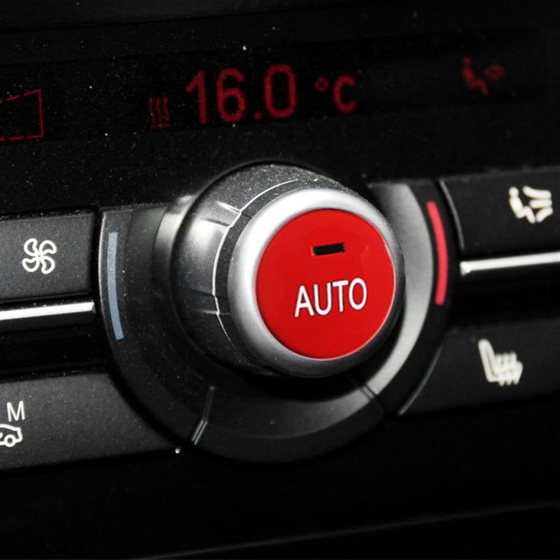 BMW Control Knob Cover Ring - Red - Image 3