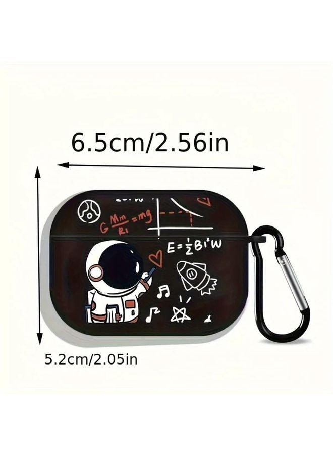 Black Protective Case For Airpods 3 Astronaut Pattern Wireless Headphone Cover - Image 3