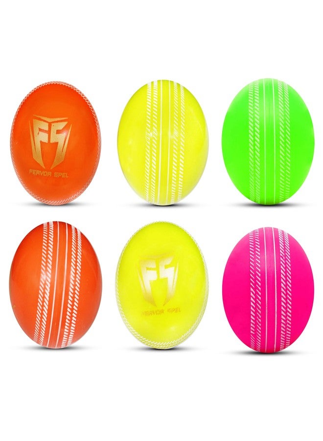 Fervor Spel i-10 Cricket Soft Synthetic Ball (Pack of 6) - Image 1
