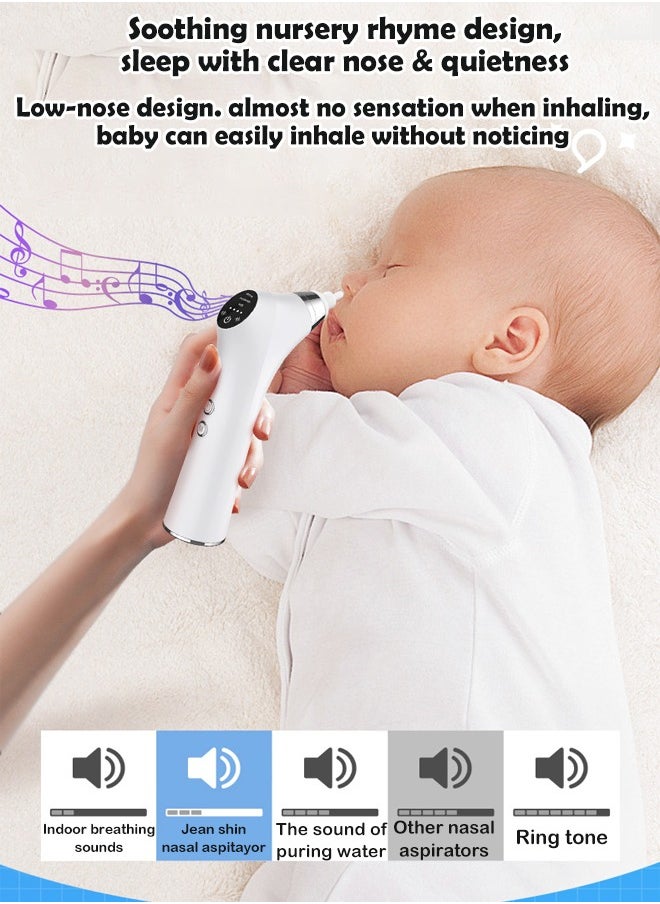 ZCM-HAPPY Electric Silicone Nose Suction Device for Children and Babies – Effective Nasal Congestion Relief and Silent Nose Vacuum Cleaning For Infant  - Image 2