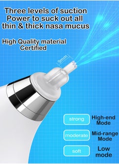 ZCM-HAPPY Electric Silicone Nose Suction Device for Children and Babies – Effective Nasal Congestion Relief and Silent Nose Vacuum Cleaning For Infant  - Image 5