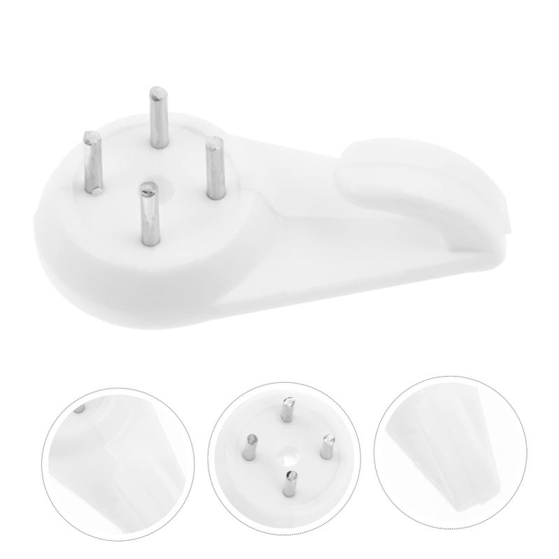 POPETPOP 1 Pack Invisible Nail Hangers for Picture Frames Non Trace Wall Hooks Plastic Photo Frame Hangers Easy Installation No Damage to Walls - Image 5