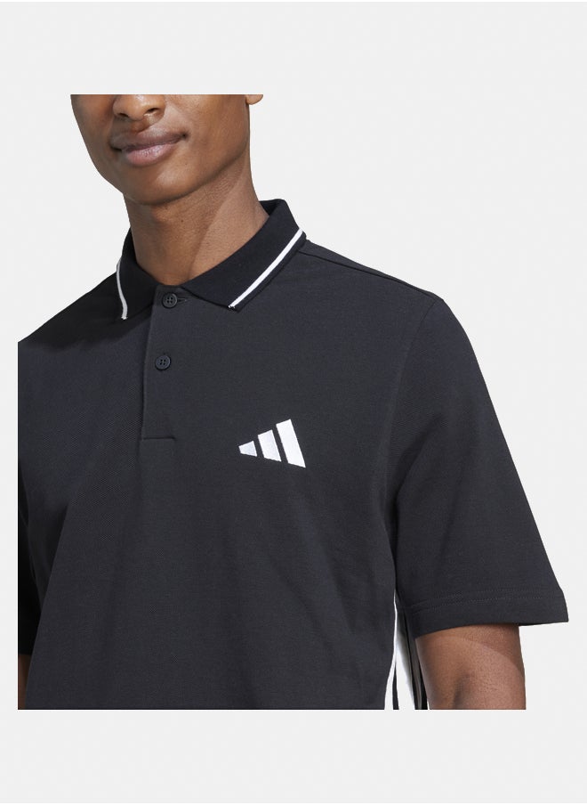Adidas essentials three stripes pique men's polo t-shirt  - Image 3
