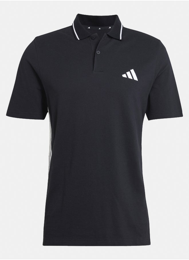 Adidas essentials three stripes pique men's polo t-shirt  - Image 2
