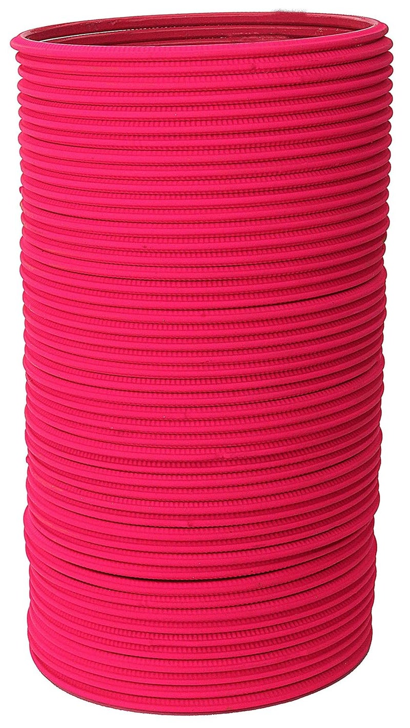 NMII Non-Precious Metal with Base Metal and Zig Zag Pattern Matte Finished Traditional Bangle Set For Women and Girls - Image 2