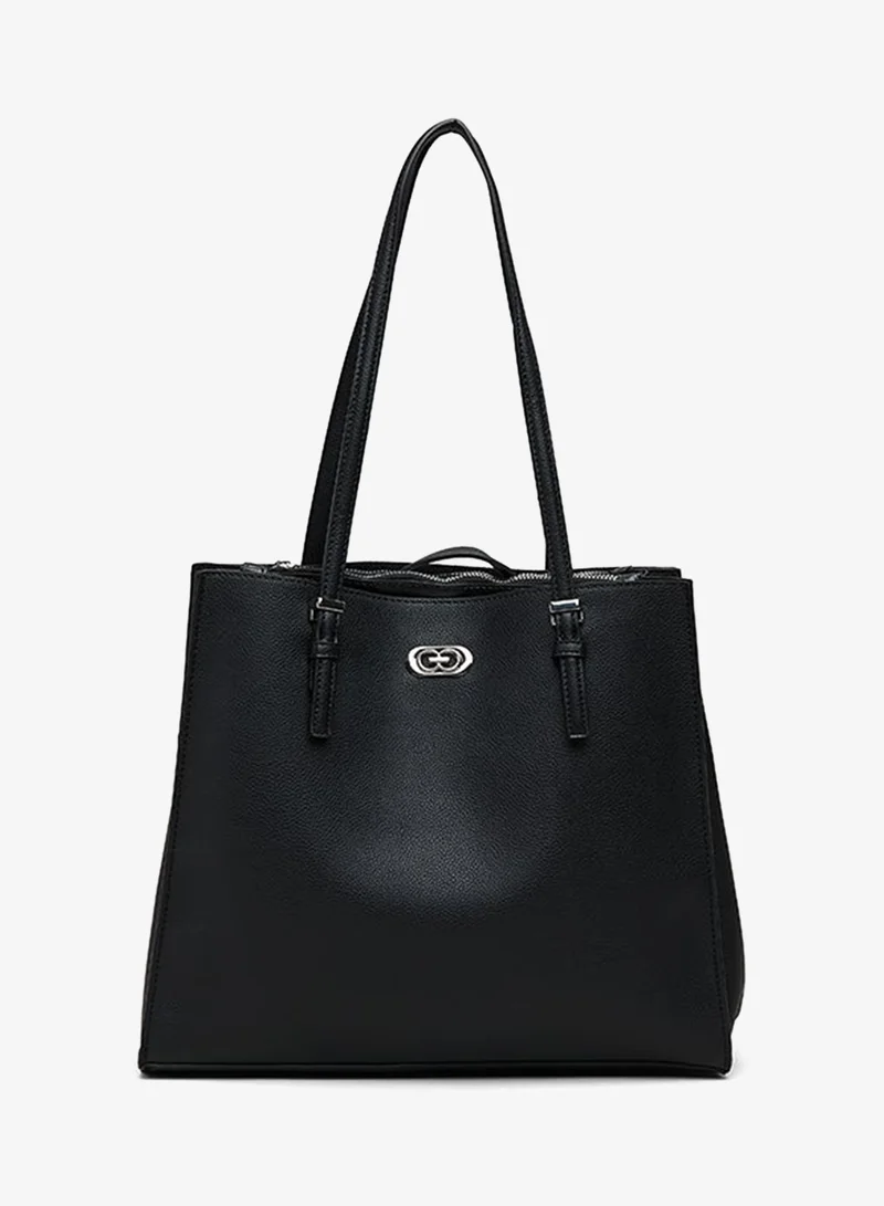 R&B Textured Shoulder Bag
