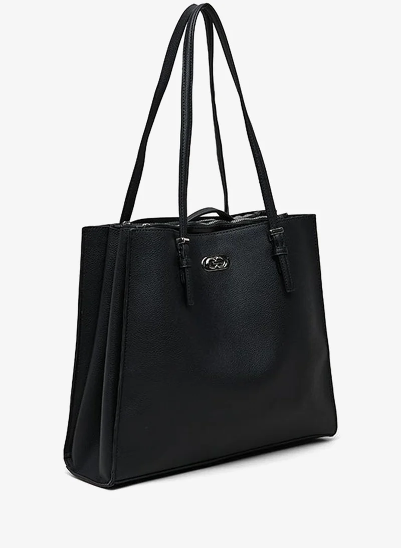 R&B Textured Shoulder Bag