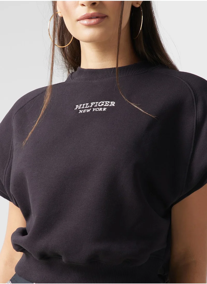 TOMMY HILFIGER Embroidered Logo Sweatshirt