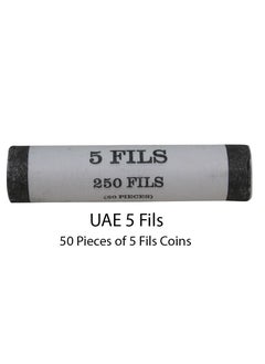UAE 5 Fils Coin Roll (50 Pcs of 5 Fils Coins)…