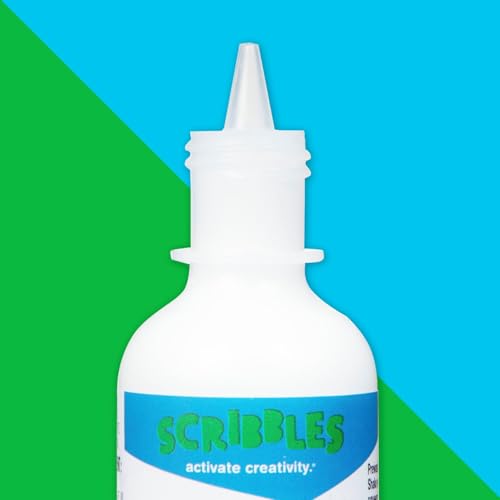 Scribbles 13903 3D Fabric Paint Shiny,White - Image 3