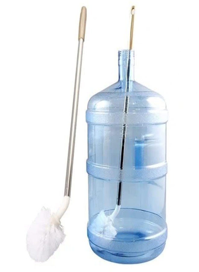 20 Litre Water Bottle Cleaning Long Brush | 20 L Plastic Bottles, Plastic Water Dispenser and Water Cans 360* Degree Long Handle Cleaner Brush. (Pack of 2) - Image 1