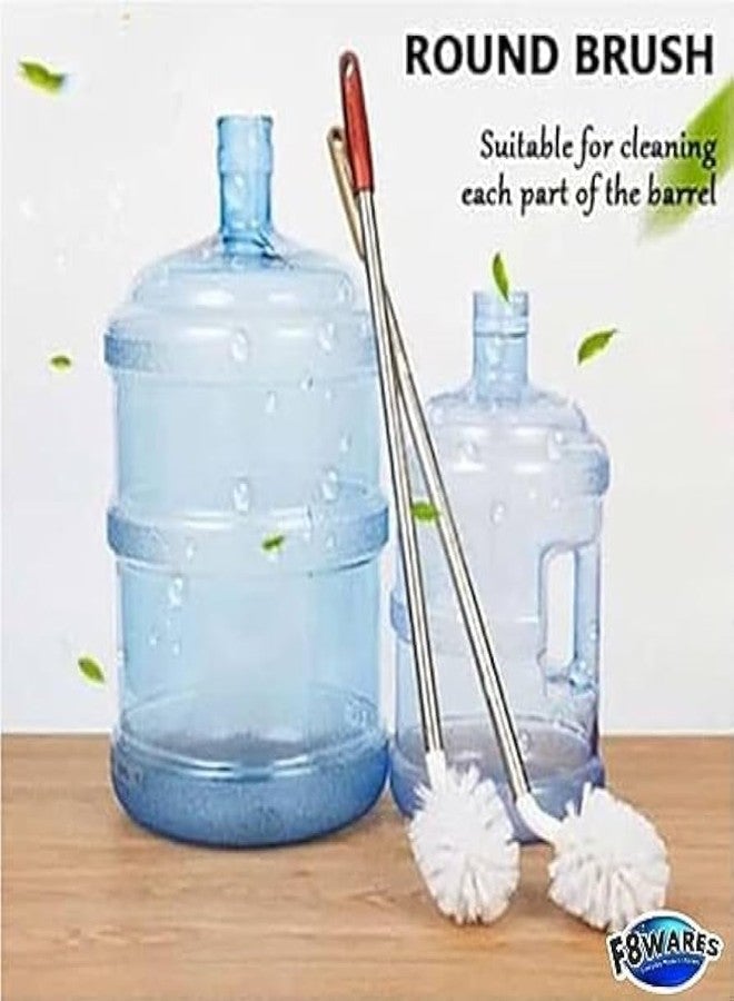 20 Litre Water Bottle Cleaning Long Brush | 20 L Plastic Bottles, Plastic Water Dispenser and Water Cans 360* Degree Long Handle Cleaner Brush. (Pack of 2) - Image 3