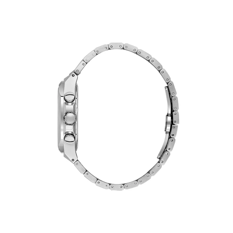 DANIEL KLEIN Men's Stainless Steel Silver Alloy Case Analog Silver Round Sunray Dial Japanese Quartz Exclusive 50 Meters Water Resistant