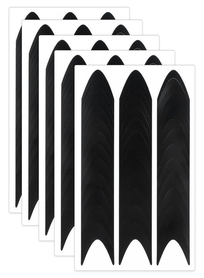 Prasacco 1560 قطعة ملصقات أظافر فرنسية ذاتية اللصق، أدلة أظافر فرنسية، شرائط مانيكير فرنسية، أداة أظافر فرنسية، 40 ورقة - Image 1