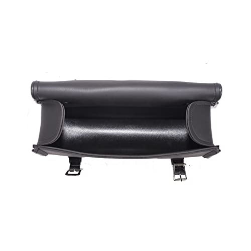 GARGOYLE BELLS Motorcycle Tool Bags with Flames Handlebar Bag Universal Motorcycle Fork Bag Saddlebags Sissy Bar Storage Tool Bag for Motorcycle (Black with Eagle, 12") - Image 3