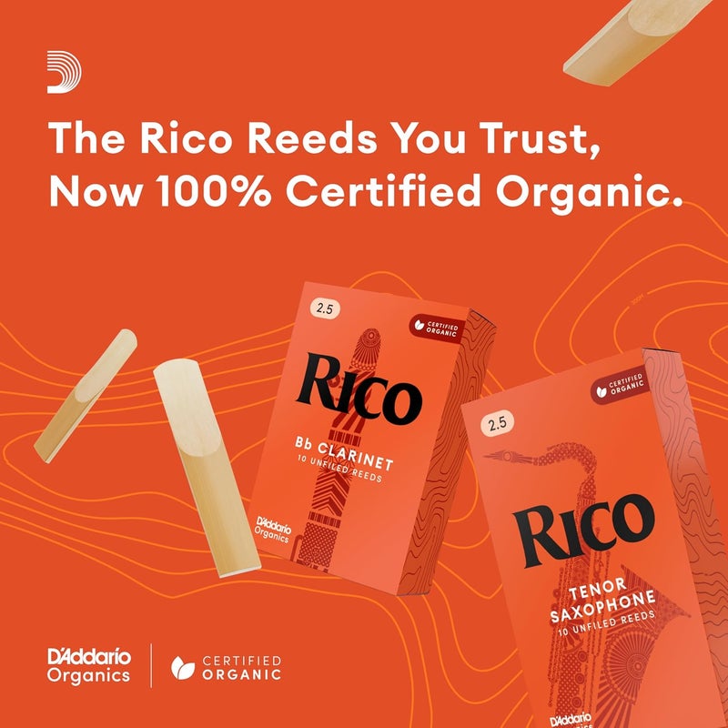 D'Addario Rico by D'Addario Bb Clarinet Reeds, Strength 2.5, 25-Count - Image 3