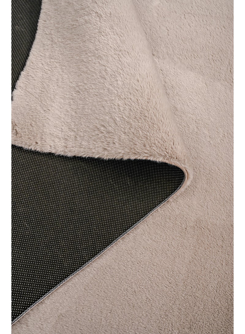 Home auraa Carpet Rug Anti-Slip – Size 160 x 230 cm – 5.25x7.55 ft | Horizon Shaggy Design - Brown Color | Ideal Carpet for Living Room, Bedroom, Office, Hallway or Balcony - Image 4
