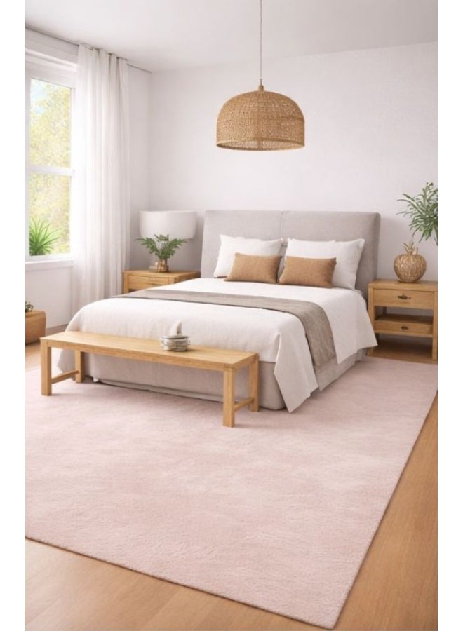Home auraa Carpet Rug Anti-Slip – Size 160 x 230 cm – 5.25x7.55 ft | Horizon Shaggy Design - Brown Color | Ideal Carpet for Living Room, Bedroom, Office, Hallway or Balcony - Image 1