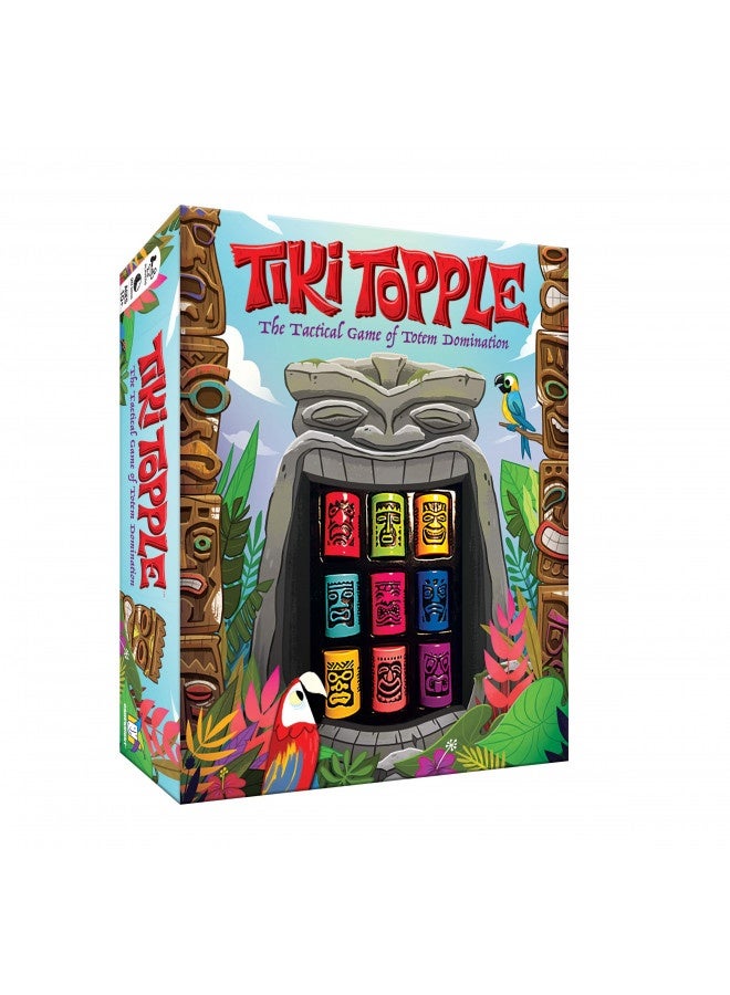 Gamewright Gamewright Tiki Topple - The Tactical Board Game Of Totem Domination Board Game Multi-Colored, 5" For Ages 120 Months To 180 Months  - Image 4