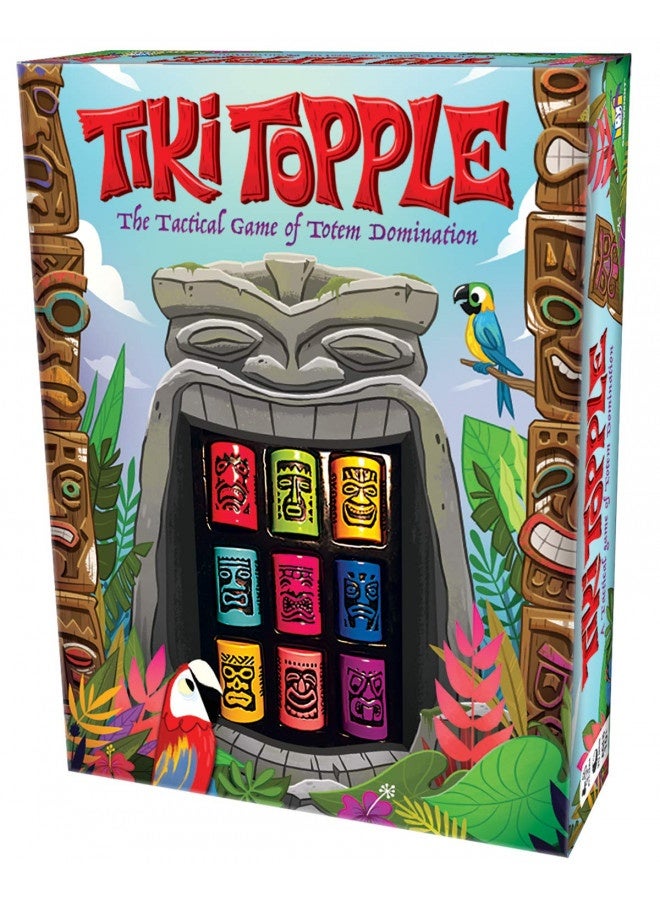 Gamewright Gamewright Tiki Topple - The Tactical Board Game Of Totem Domination Board Game Multi-Colored, 5" For Ages 120 Months To 180 Months  - Image 3