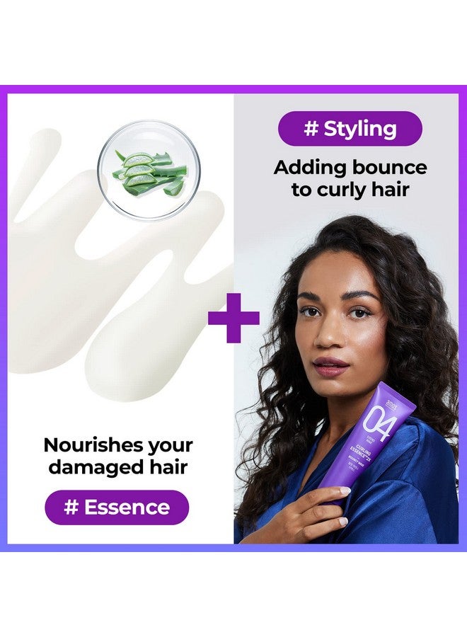 amos PROFESSIONAL Curl Defining Cream 2X 5.1Oz (150Ml) ; Curl Defining Cream ; Bouncy Curl Styling Product ; Hair Serum For Moisturized Curls And Healthy Waves ; Korean Curl Defining Cream - Image 5