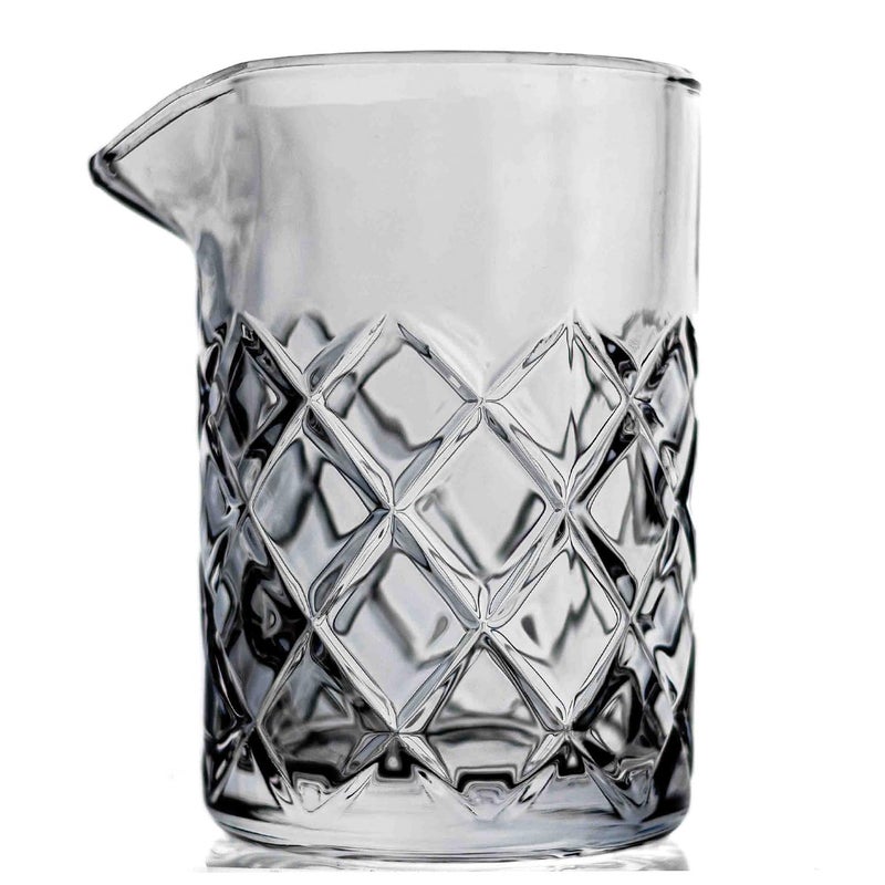 Cocktail Mixing Glass  Bar Mixing Pitcher for Stirring Drinks  14inch Thick Walls  17ounce 2 Drink Capacity