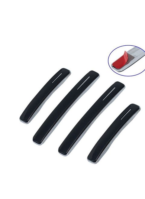Car Door Guard Edge Protector, Door Guard Trim , Car Door Edge Guards Trim Cover Strip Set of 4 Black