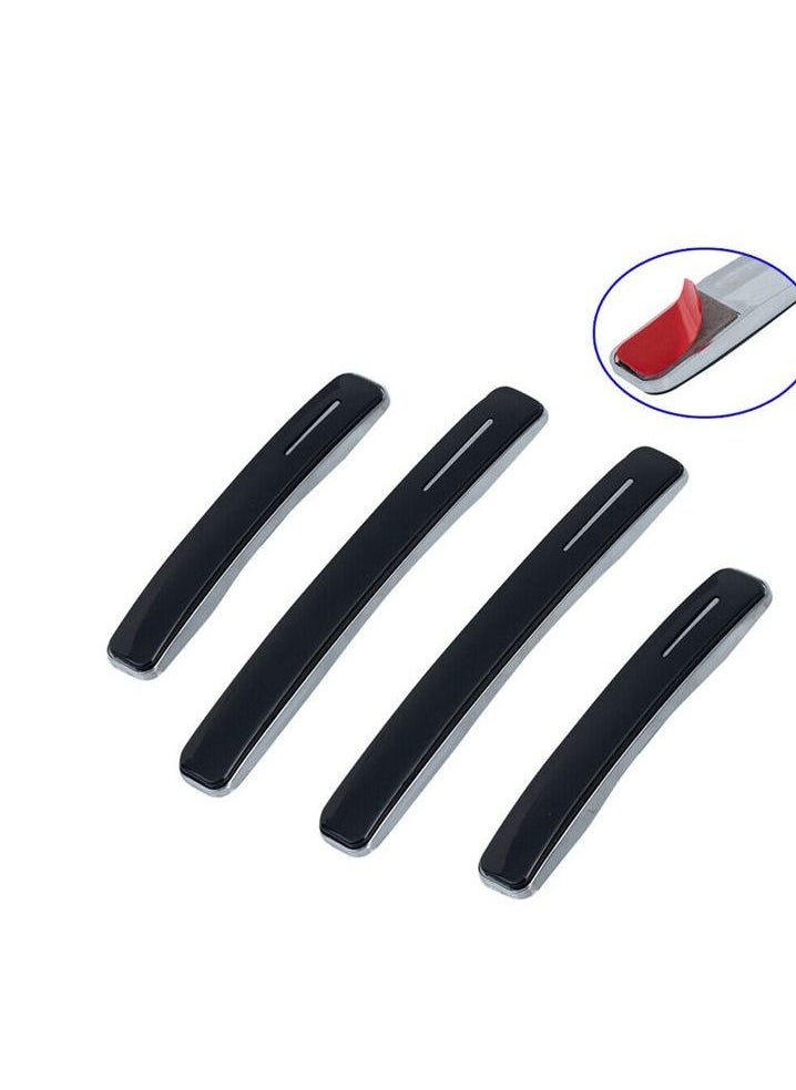 MOB - Car Door Guard Edge Protector, Door Guard Trim , Car Door Edge Guards Trim Cover Strip Set of 4 Black - Image 1