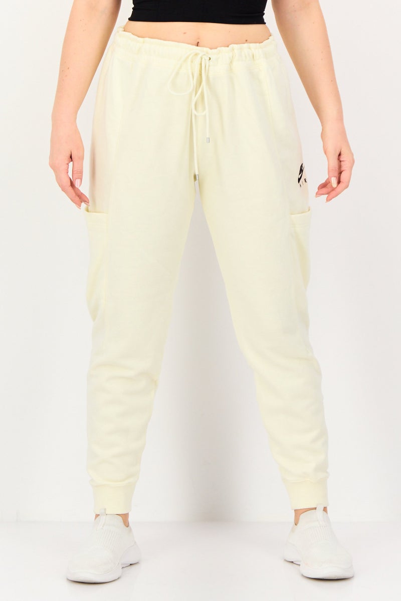 Nike Women Sportswear Fit Outdoor Sweatpants, Off White - Image 1