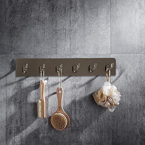 ZOMOZA chrome Self Adhesive No Drills Wall Towel Sticky Nail-Free Nano Strong Hanger Rail Hooks for Kitchen, Bathroom (Small) - Image 2